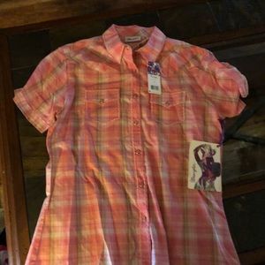 NWT Wrangler Western shirt